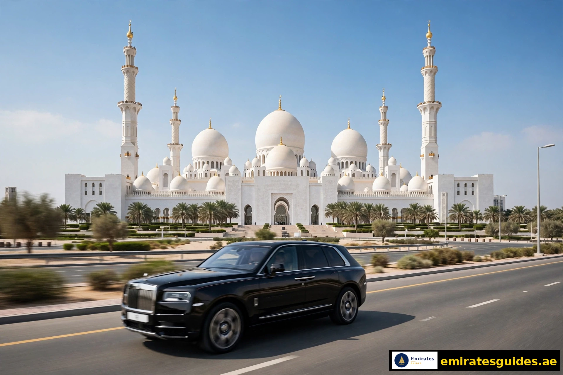 Abu Dhabi city tour with private driver Grand Mosque