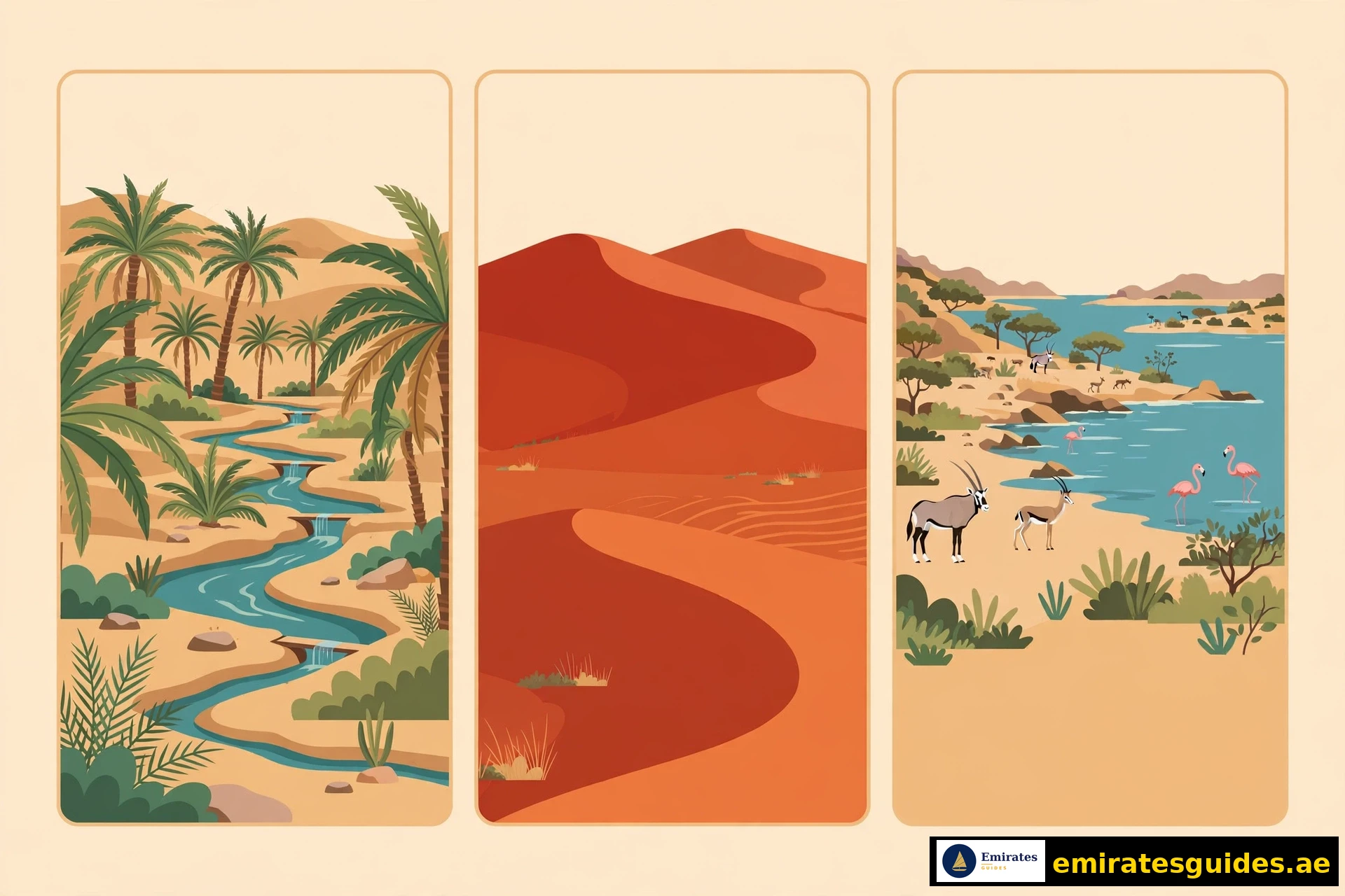 Day trips from Abu Dhabi — Al Ain oasis, Liwa desert, Sir Bani Yas