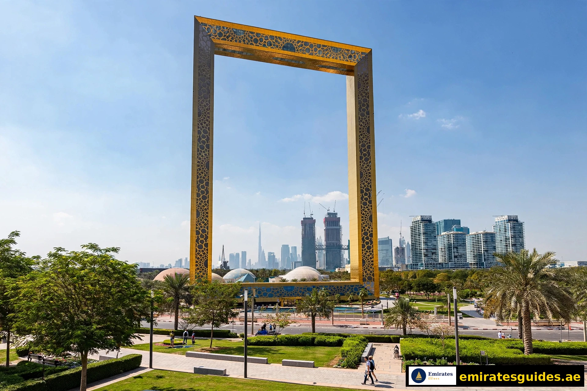 Dubai Frame — 150m golden picture frame