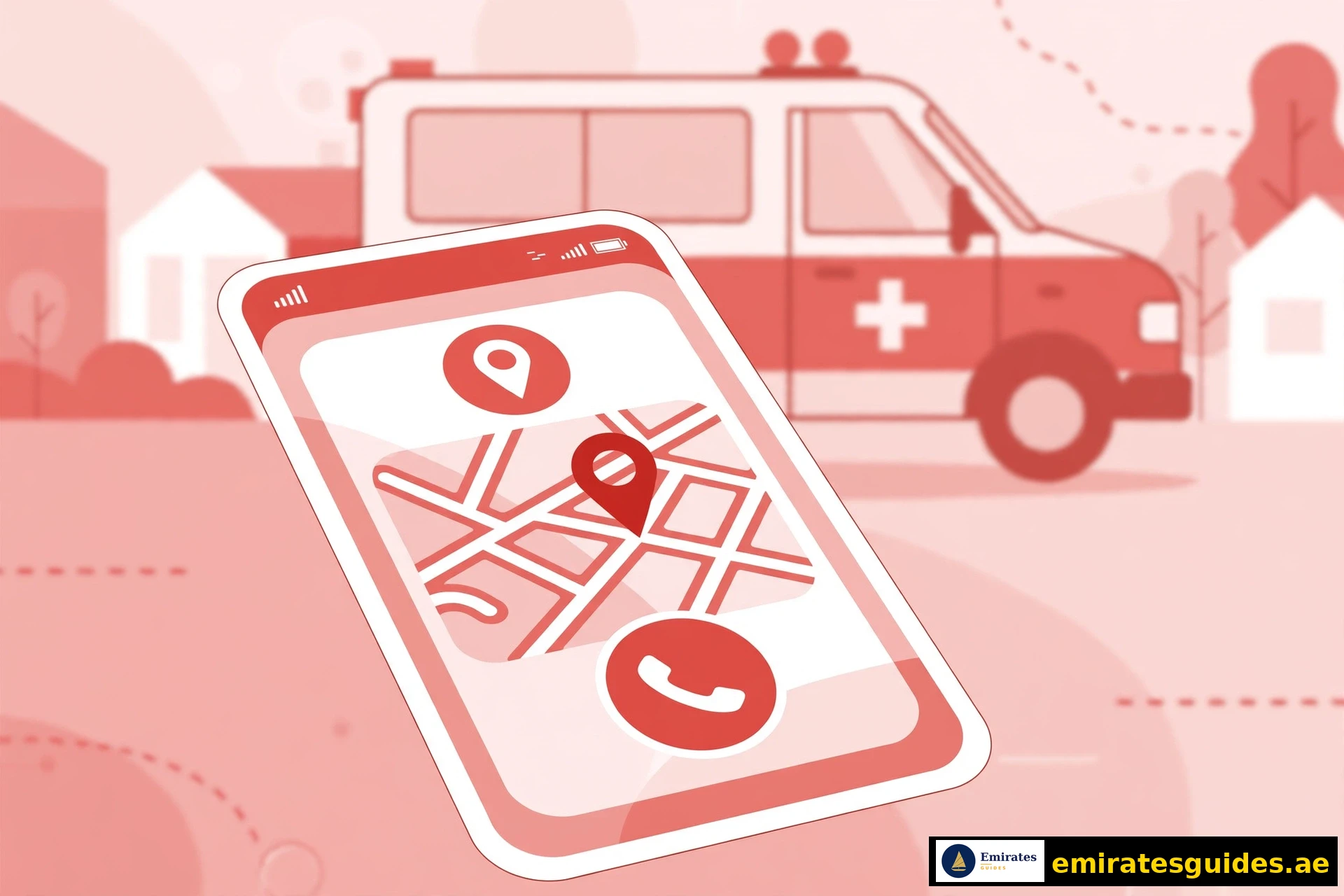 UAE emergency apps — DCAS SOS, AD999, Dubai Police app