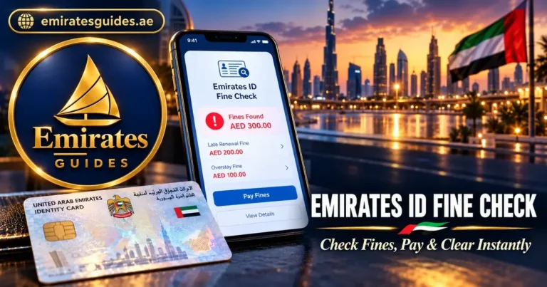 Emirates ID Fine Check - Check, Pay and Clear Online - UAE Fines Guide