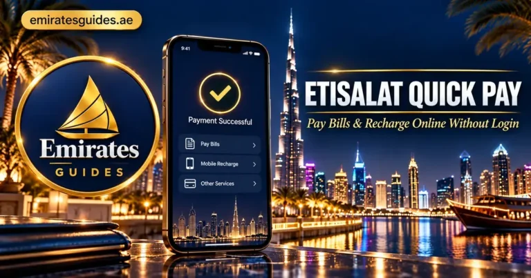 Etisalat Quick Pay - Pay Bills and Recharge Online Without Login