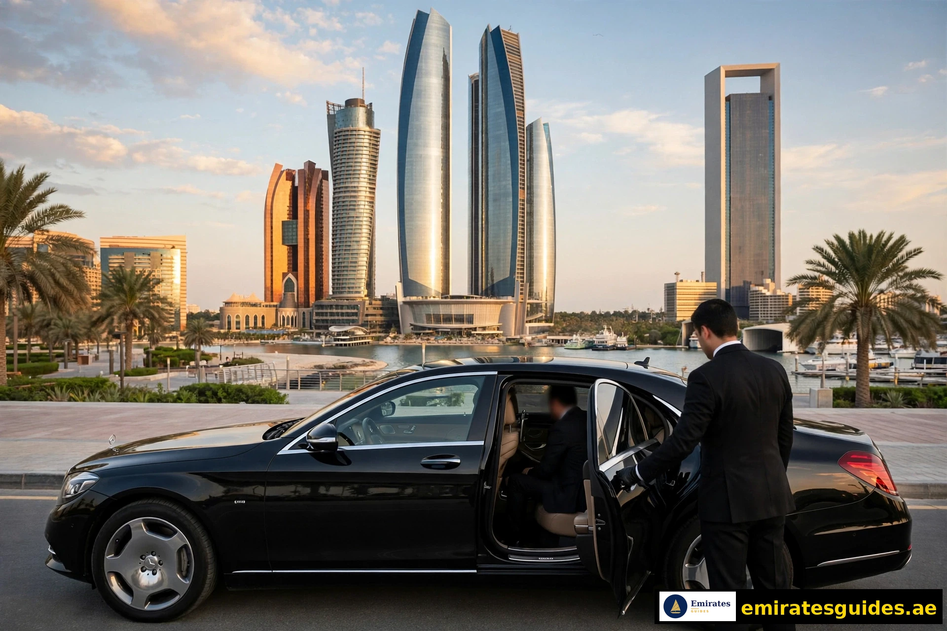 Rent a car with driver in Abu Dhabi chauffeur service 2026