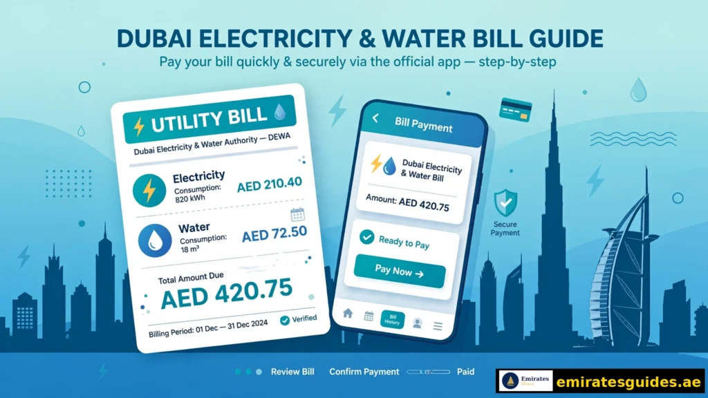 DEWA bill check online 2026 — view, pay and download guide Dubai